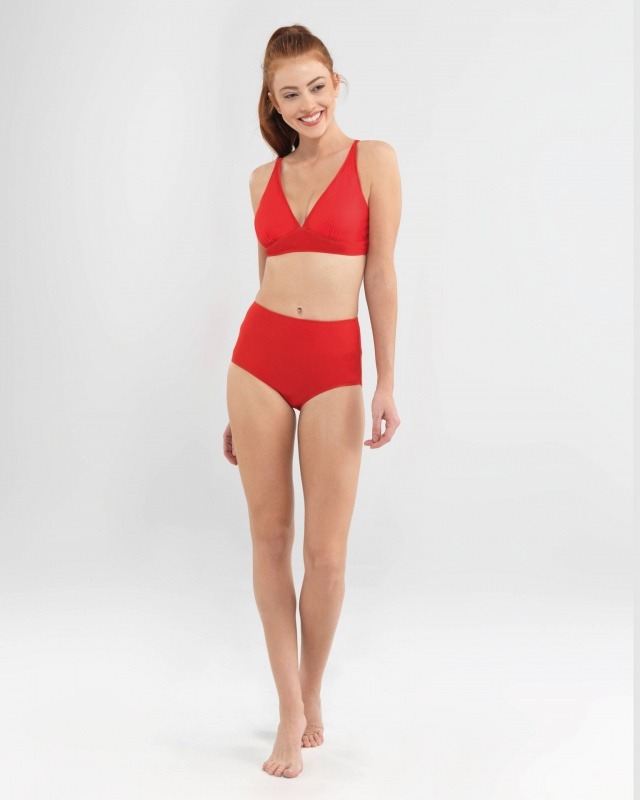 Kadın Bikini Alt - 8594 - Kırmızı - 1