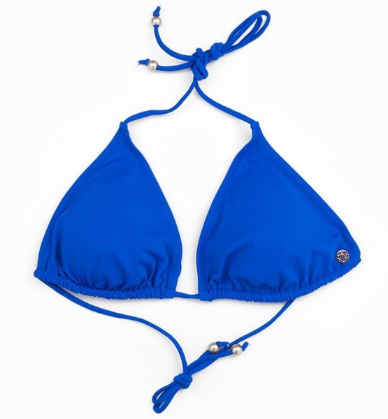 Kadın Bikini Üst 8248 Desenli - Mavi - 1