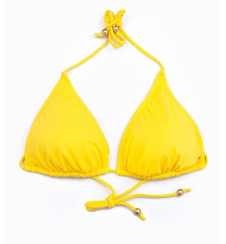 Kadın Bikini Üst 8248 Desenli - Sarı - 1