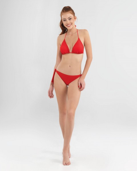 Kadın Bikini Üst - 8584 - Kırmızı - 1