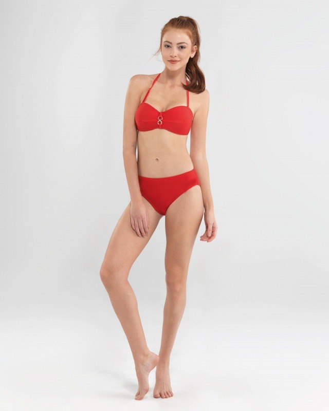 Kadın Bikini Üst - 8586 - Kırmızı - 1