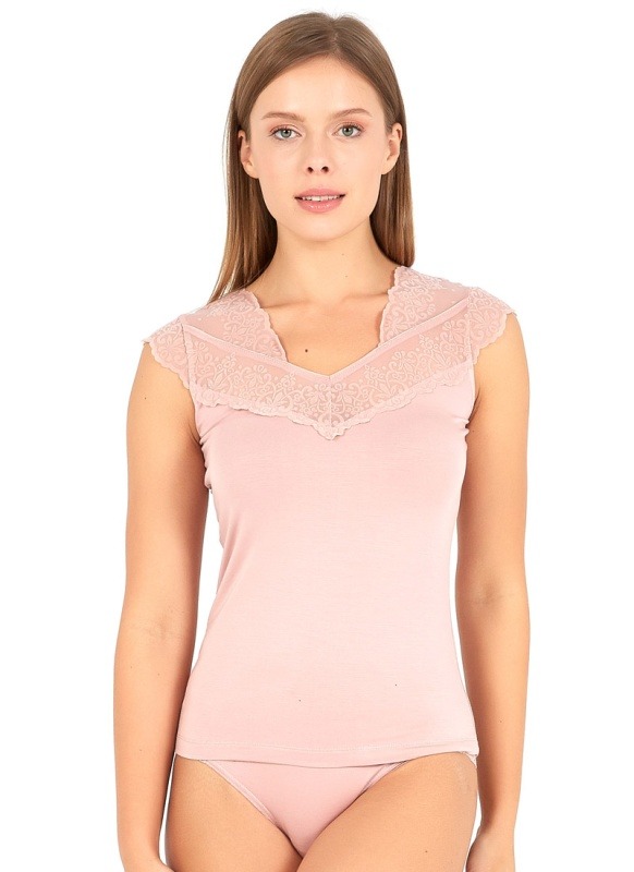Kadın Tişört 50715 - Pembe - 1