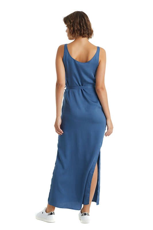 Kadın Elbise 60249 - Mavi - 4