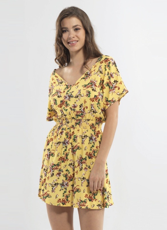 Kadın Elbise 6736 - Sarı - 1