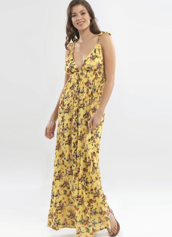 Kadın Elbise 6737 - Sarı - 1