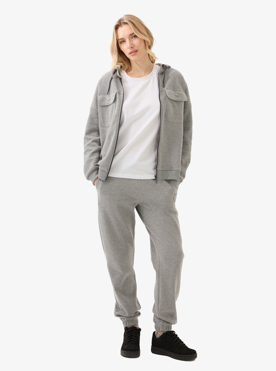 Kadın Eşofman Altı 60590 - Gri Melanj - 5