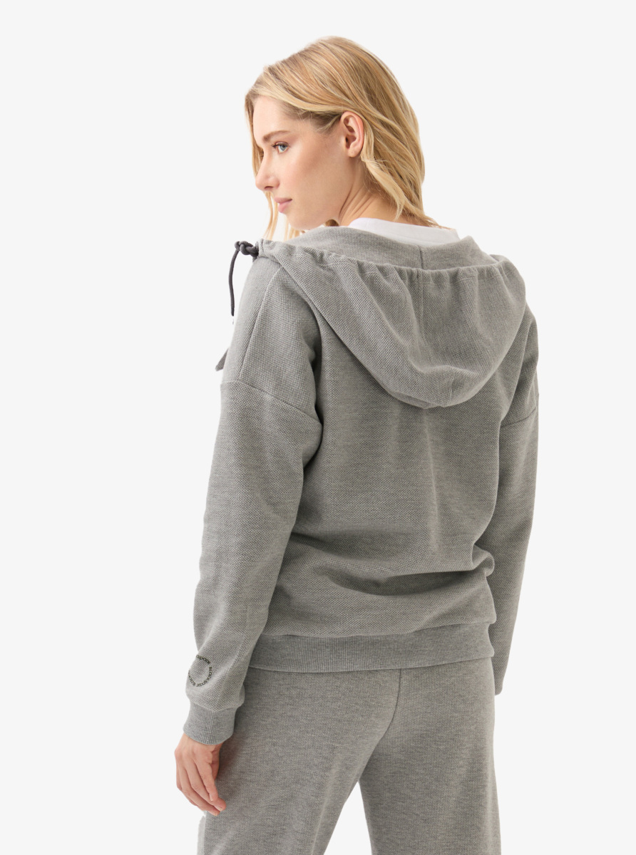 Kadın Eşofman Altı 60590 - Gri Melanj - 4