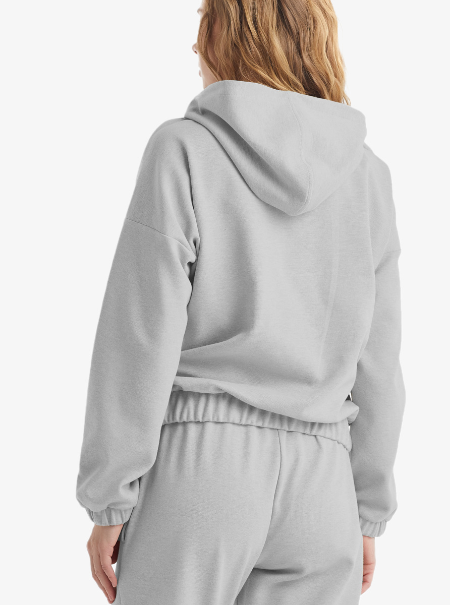 Kadın Eşofman Üstü 60322 - Gri Melanj - 2