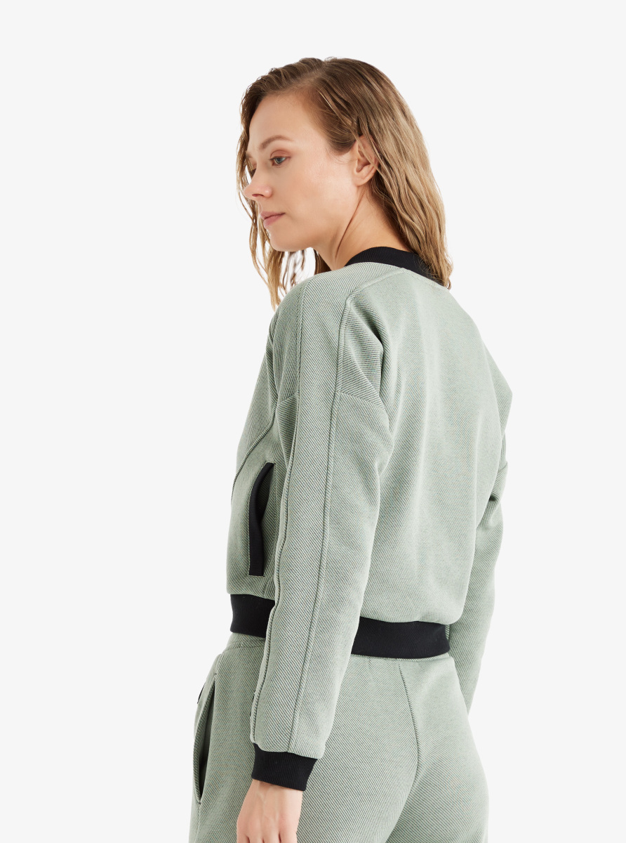 Kadın Eşofman Üstü 60480 - Yeşil - Blackspade (1)