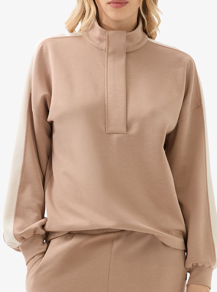 Kadın Eşofman Üstü 60599 - Kahverengi - 5