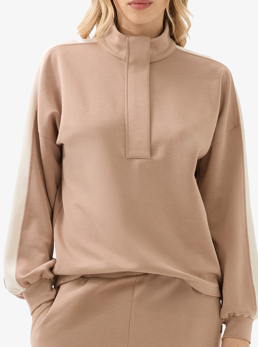 Kadın Eşofman Üstü 60599 - Kahverengi - 5