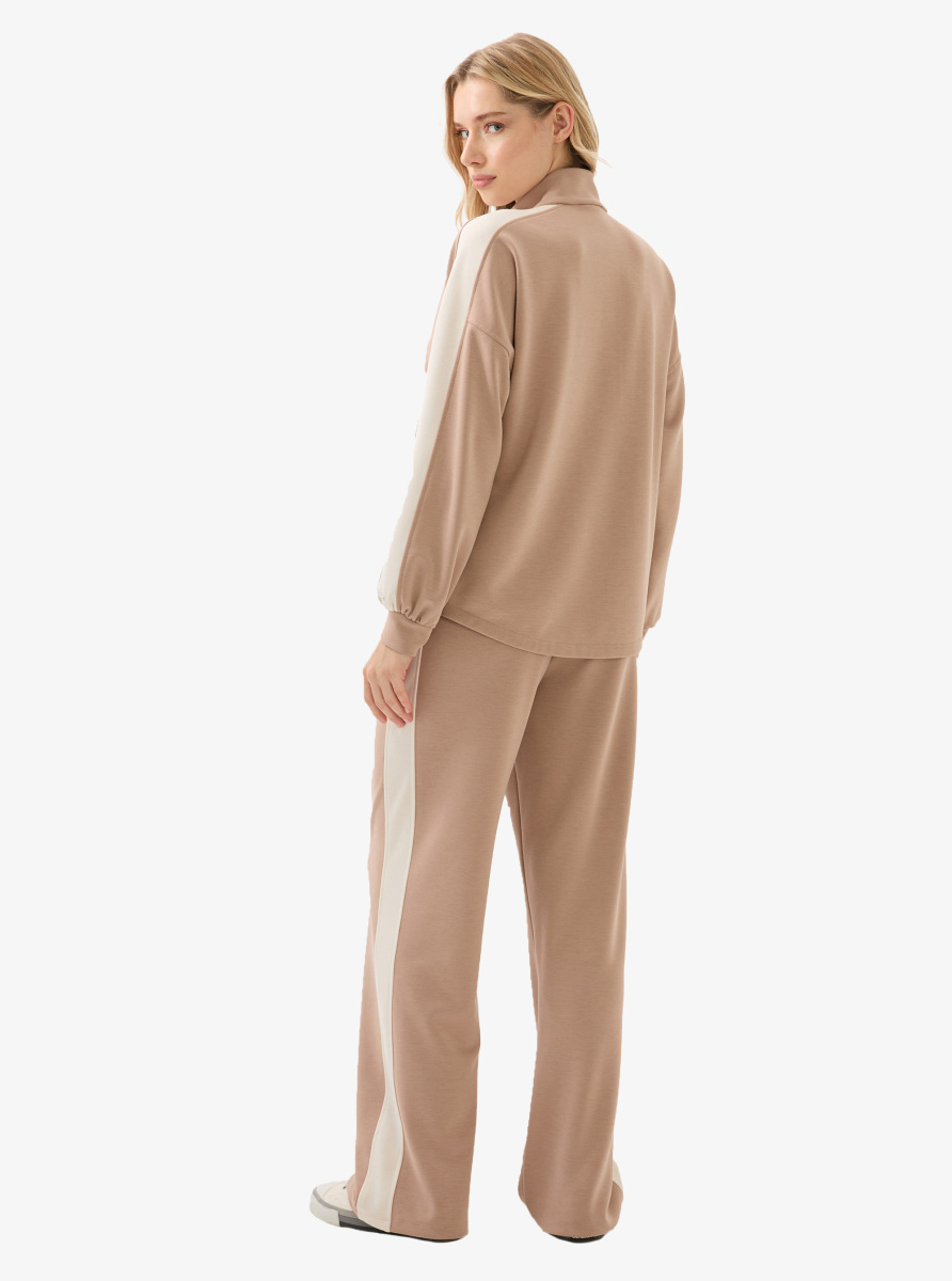 Kadın Eşofman Üstü 60599 - Kahverengi - 8