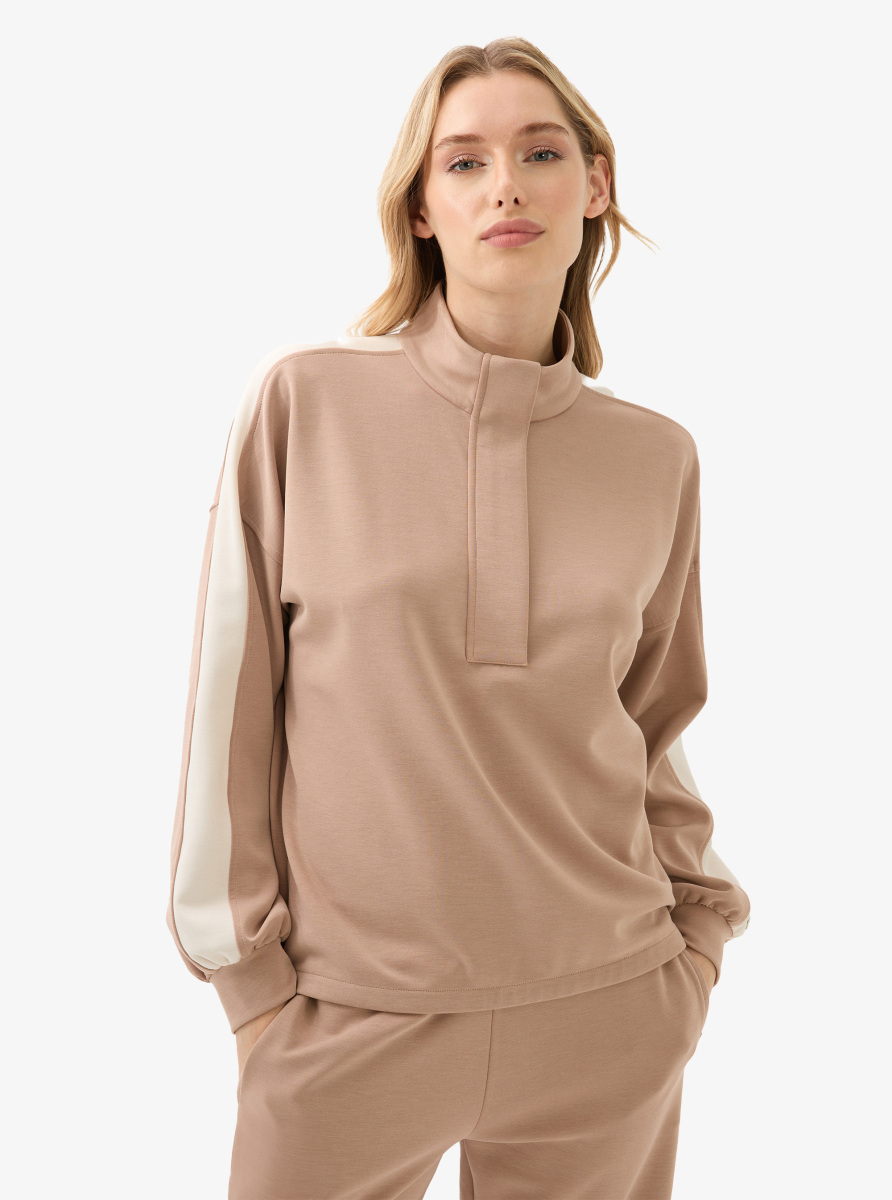 Kadın Eşofman Üstü 60599 - Kahverengi - 1