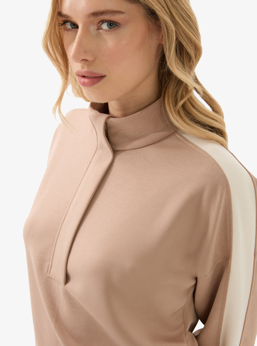 Kadın Eşofman Üstü 60599 - Kahverengi - 4