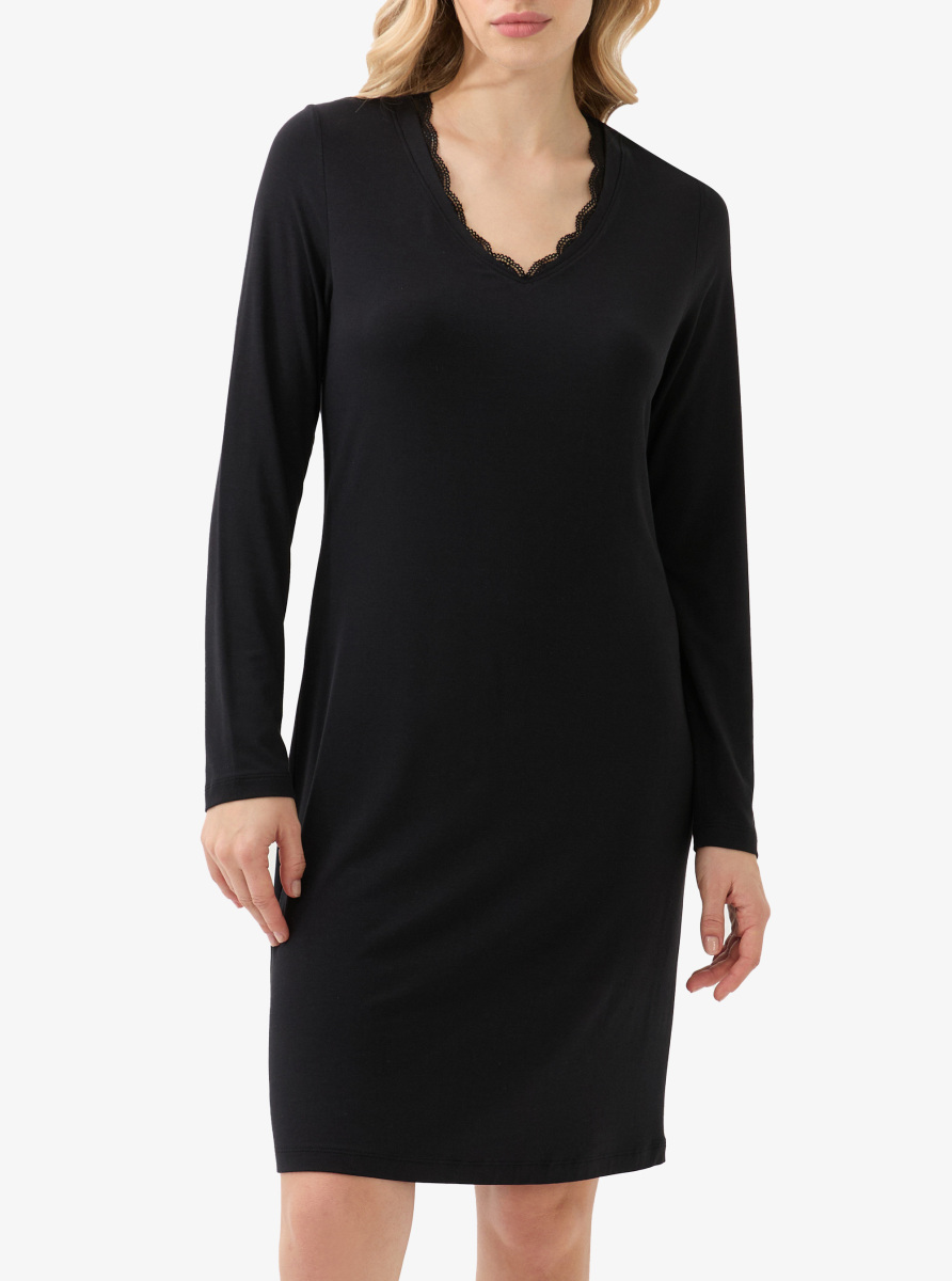 Kadın Gecelik 51928 - Siyah - 1