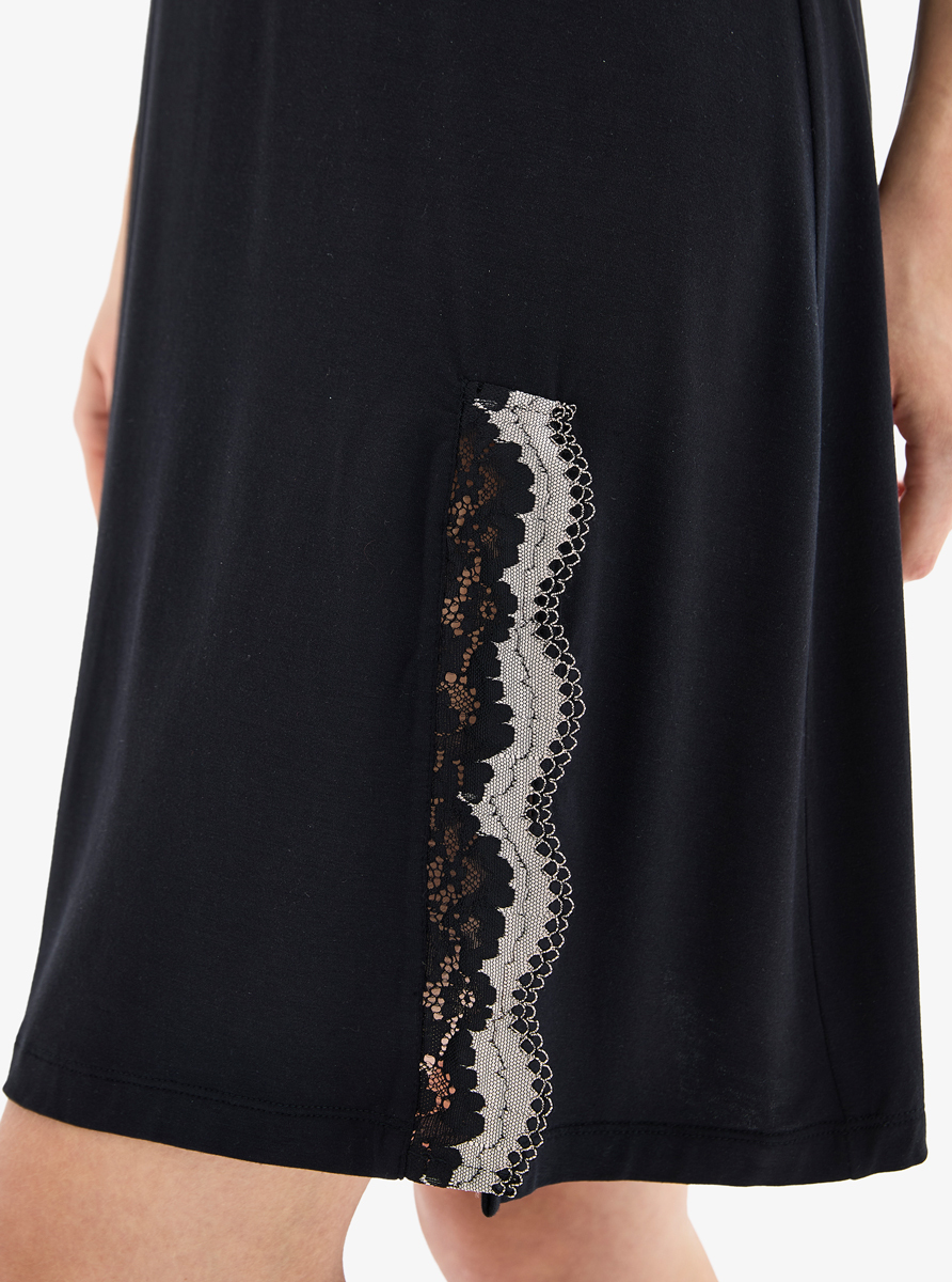 Kadın Gecelik 52001 - Siyah - 6