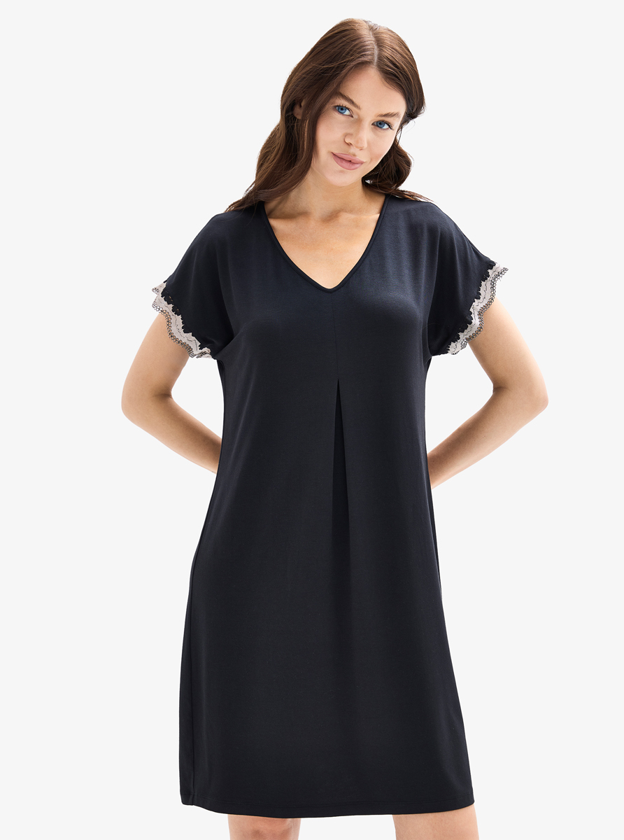 Kadın Gecelik 52004 - Siyah - 1