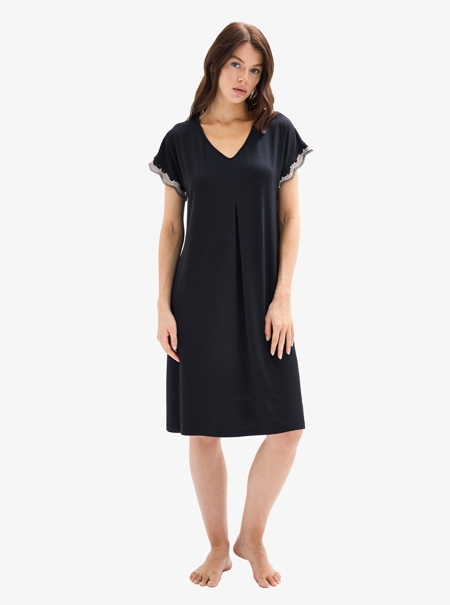Kadın Gecelik 52004 - Siyah - 3