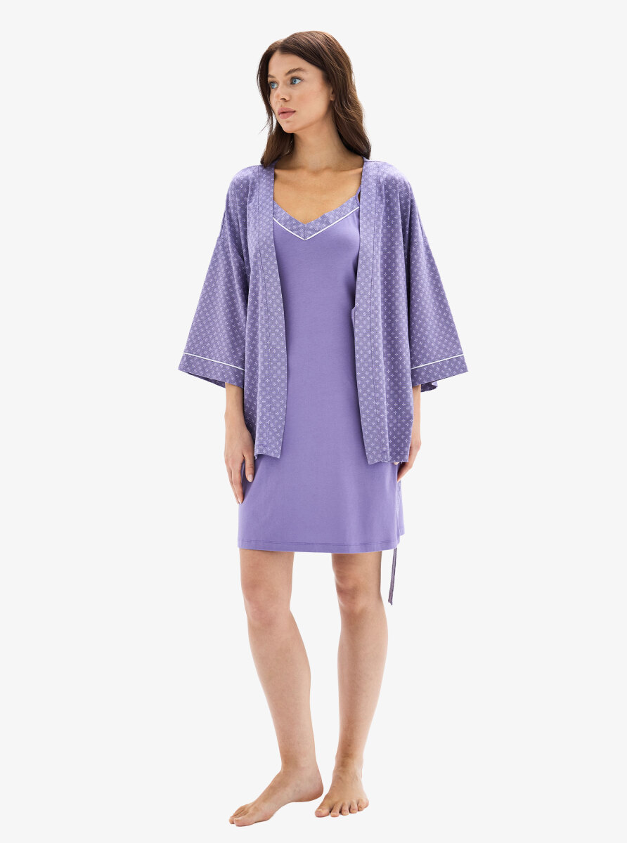 Kadın Gecelik 52041 - Mor - 6