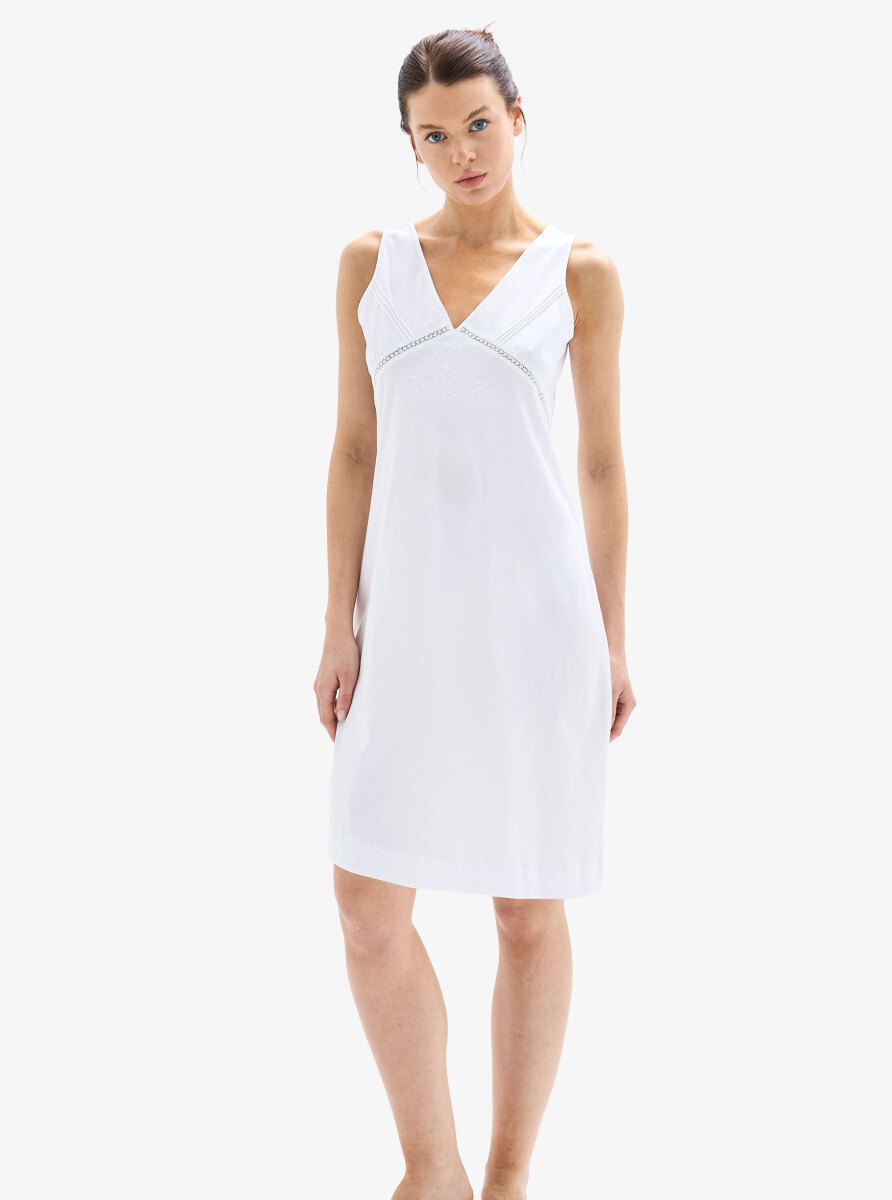 Kadın Gecelik 52055 - Beyaz - 4