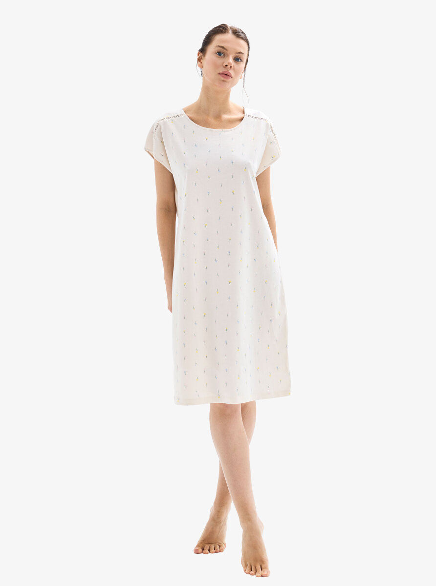 Kadın Gecelik 52060 - Baskılı - 4