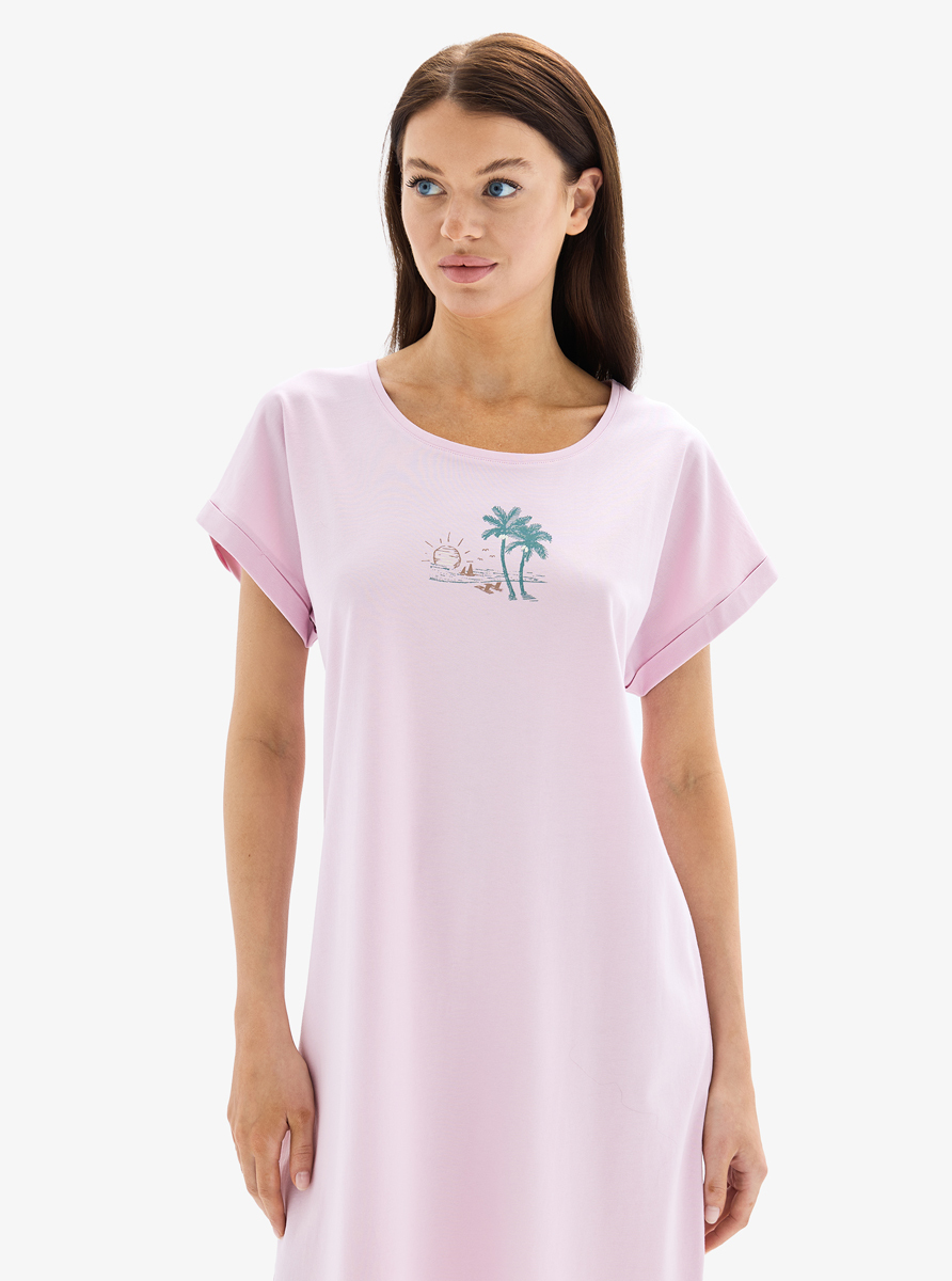 Kadın Gecelik 52071 - Pembe - 1