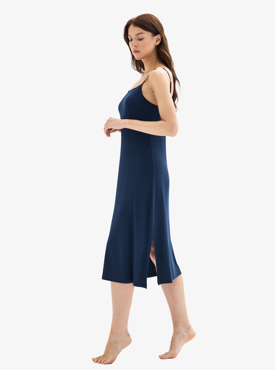 Kadın Gecelik 52072 - Lacivert - 2