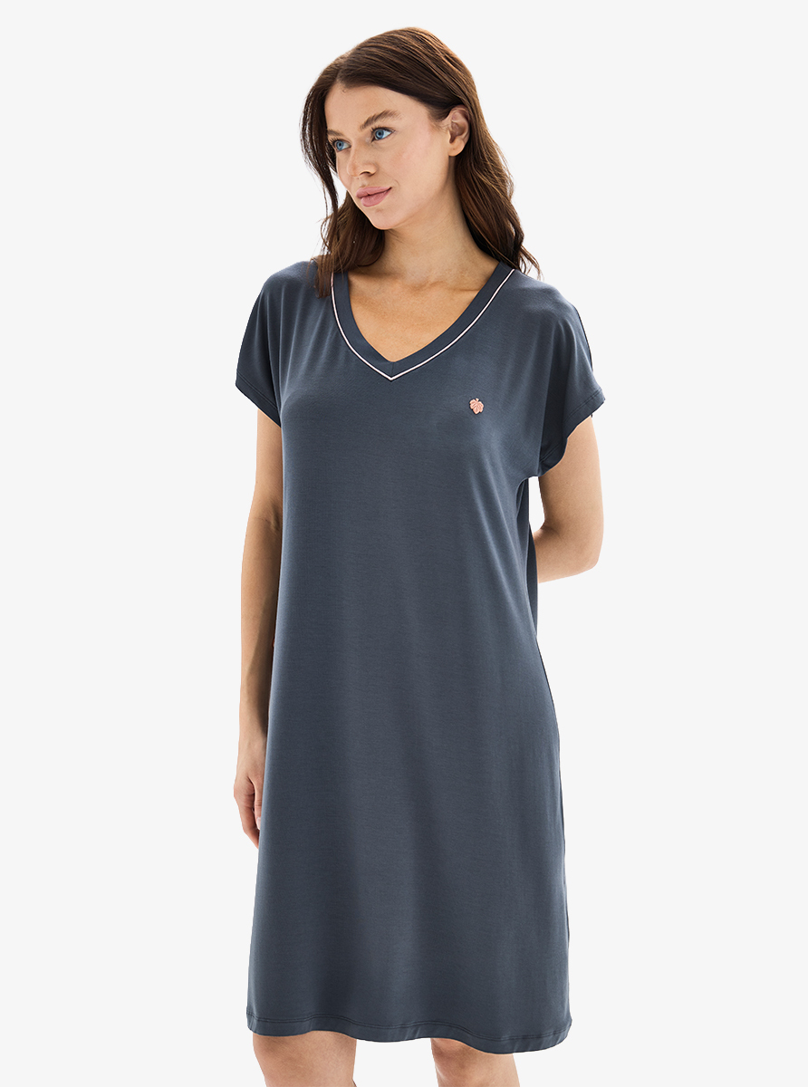 Kadın Gecelik 52086 - Antrasit - 1