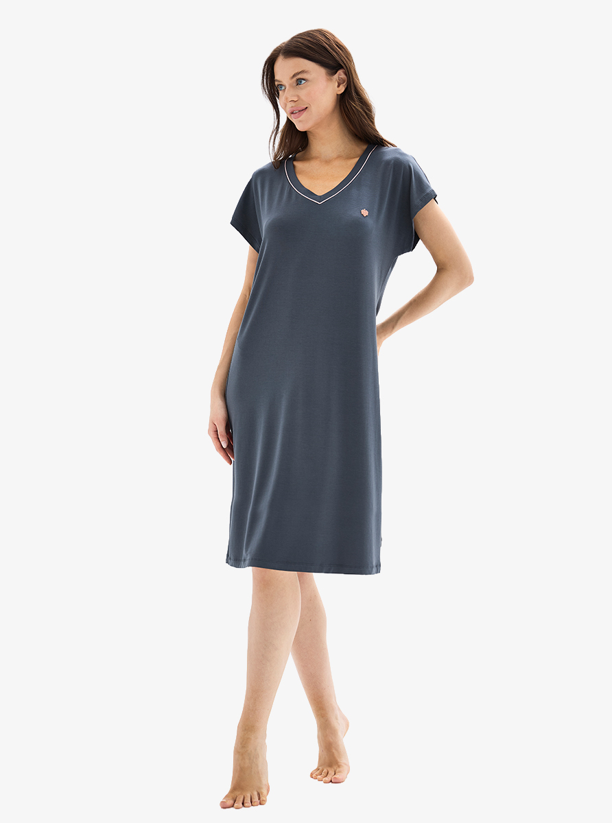 Kadın Gecelik 52086 - Antrasit - 3