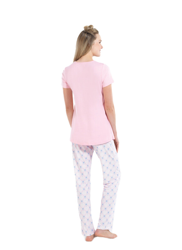 Kadın Pijama Takımı 50209 - Pembe - 2