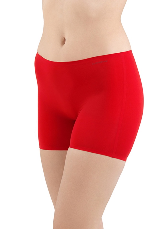 Kadın İz Yapmayan Dikişsiz Boxer 1653 - Kırmızı - 1