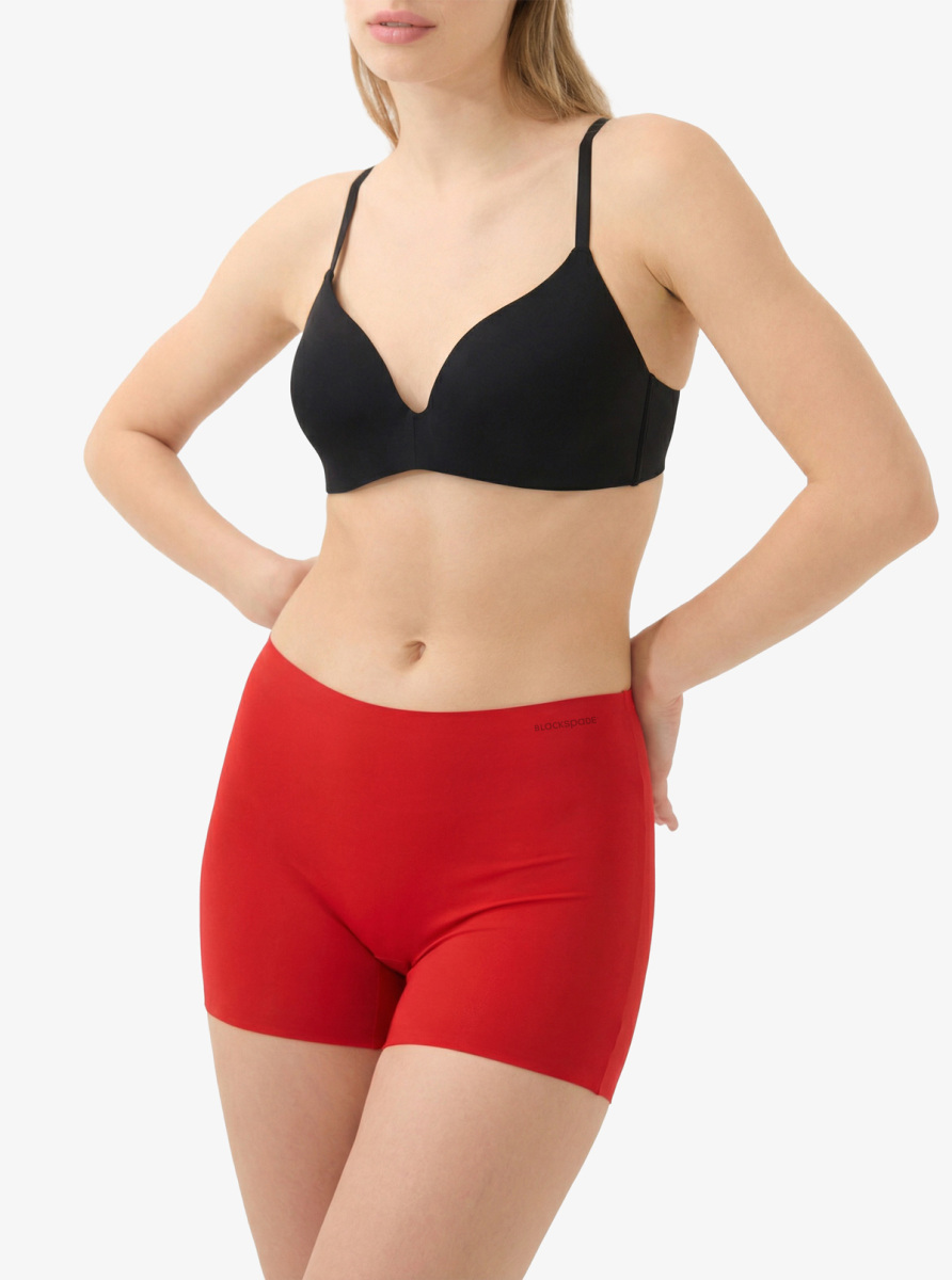 Kadın İz Yapmayan Dikişsiz Boxer 1653 - Kırmızı