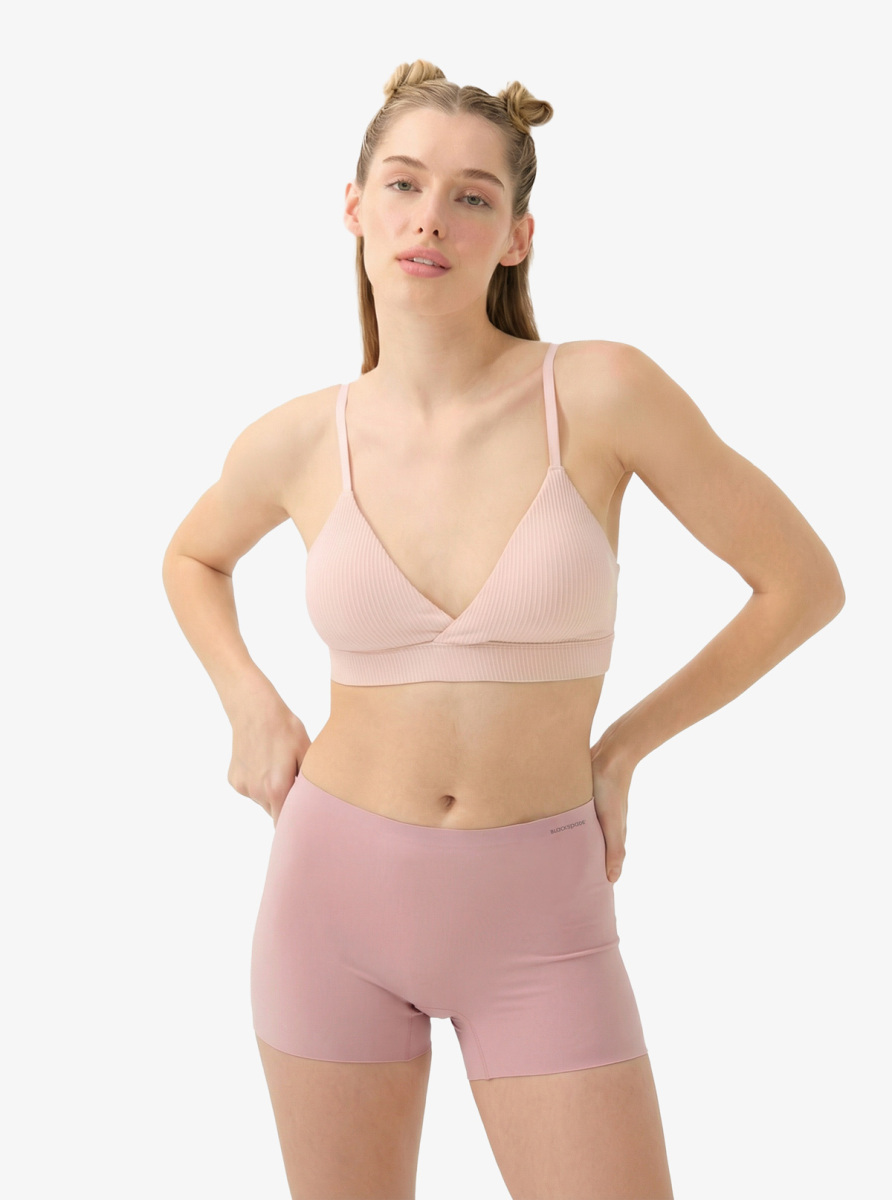 Kadın İz Yapmayan Dikişsiz Boxer 1653 - Pembe - 2