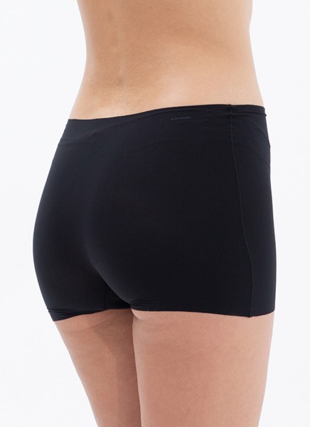 Kadın İz Yapmayan Dikişsiz Boxer 1653 - Siyah - Blackspade (1)