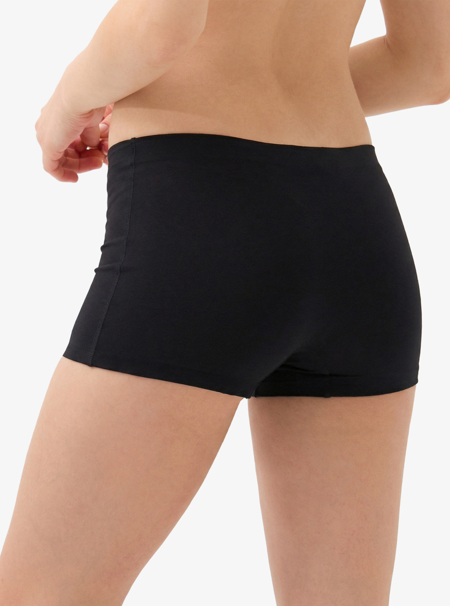 Kadın İz Yapmayan Dikişsiz Boxer 1653 - Siyah