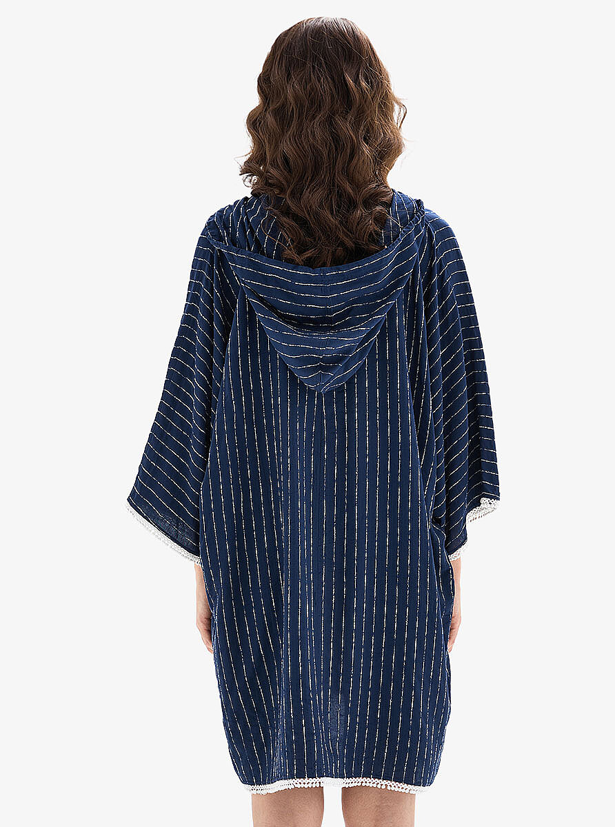 Kadın Kaftan 10801 - Lacivert - 4