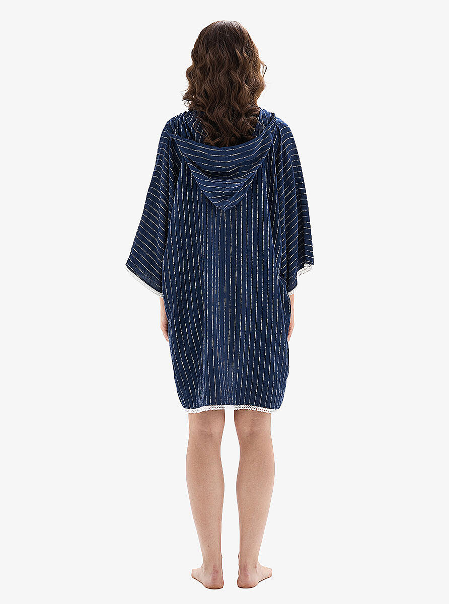 Kadın Kaftan 10801 - Lacivert - 2