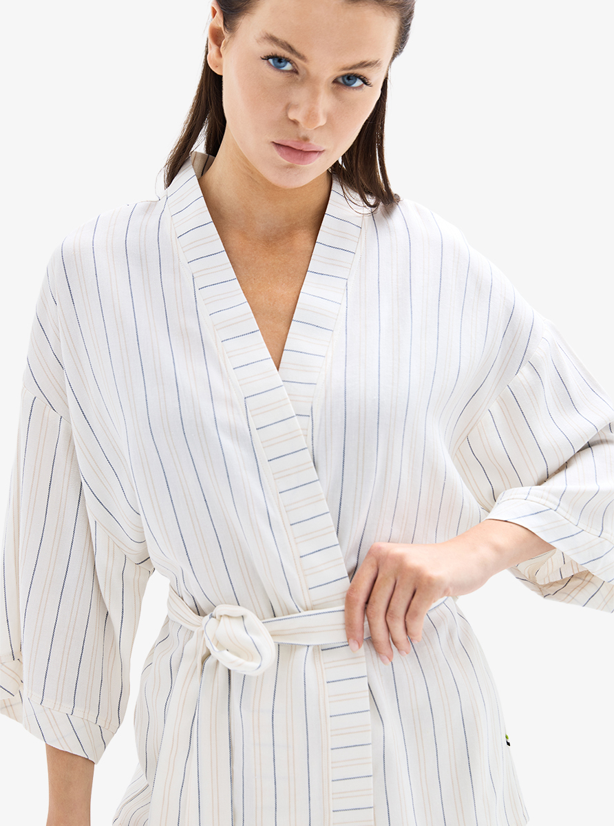 Kadın Kimono 60642 - Desenli - Blackspade