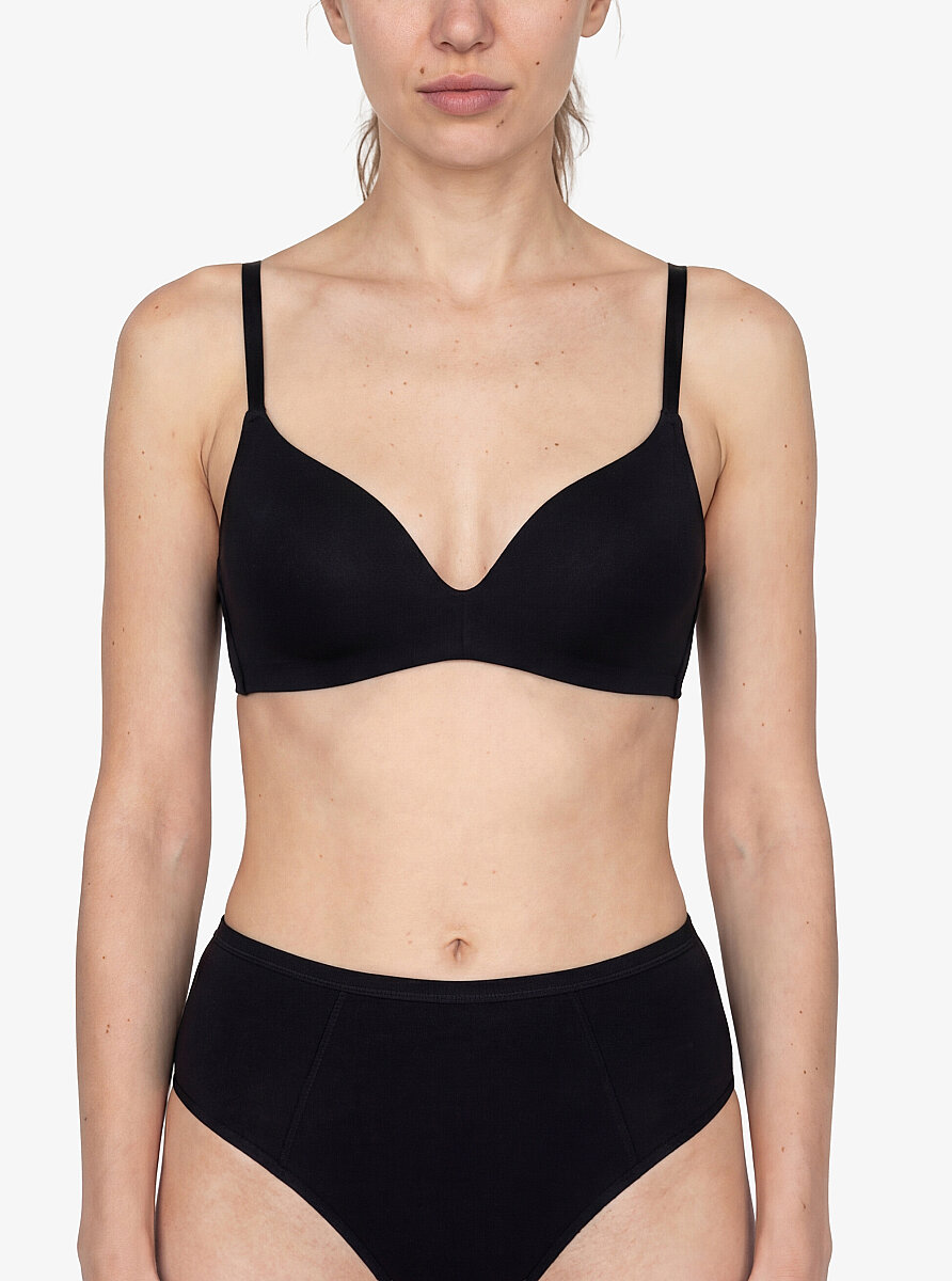 Kadın Lazer Kesim Sütyen 1665 - Siyah