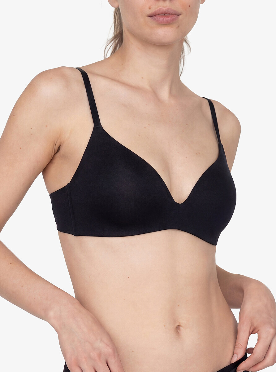 Kadın Lazer Kesim Sütyen 1665 - Siyah