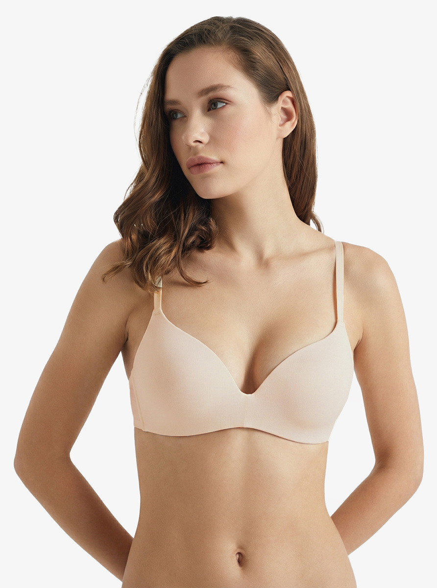 Kadın Lazer Kesim Sütyen 1665 - Ten - Blackspade