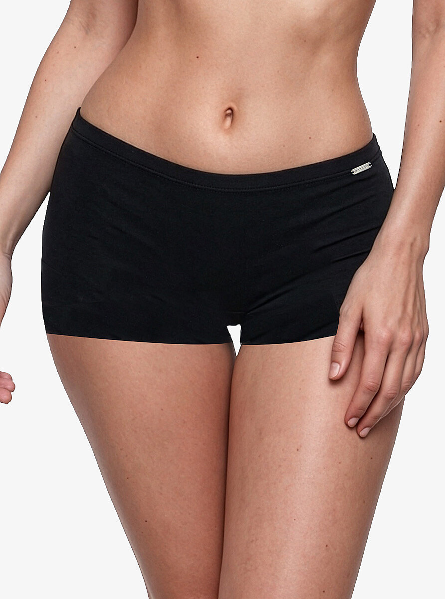 Kadın Modal Elastan Boxer 1634 - Siyah - Blackspade