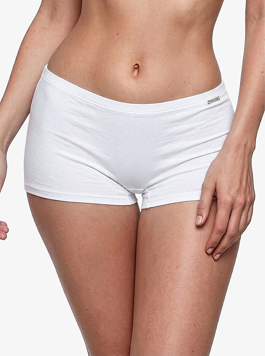 Kadın Modal Elastan Boxer 1634 - Beyaz - 1