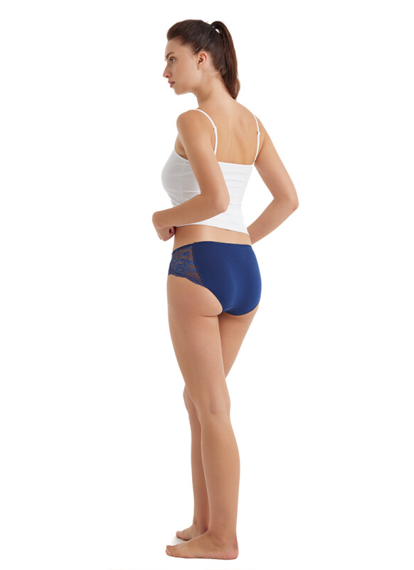 Kadın Modal Elastan Slip 1448 - Lacivert - 3