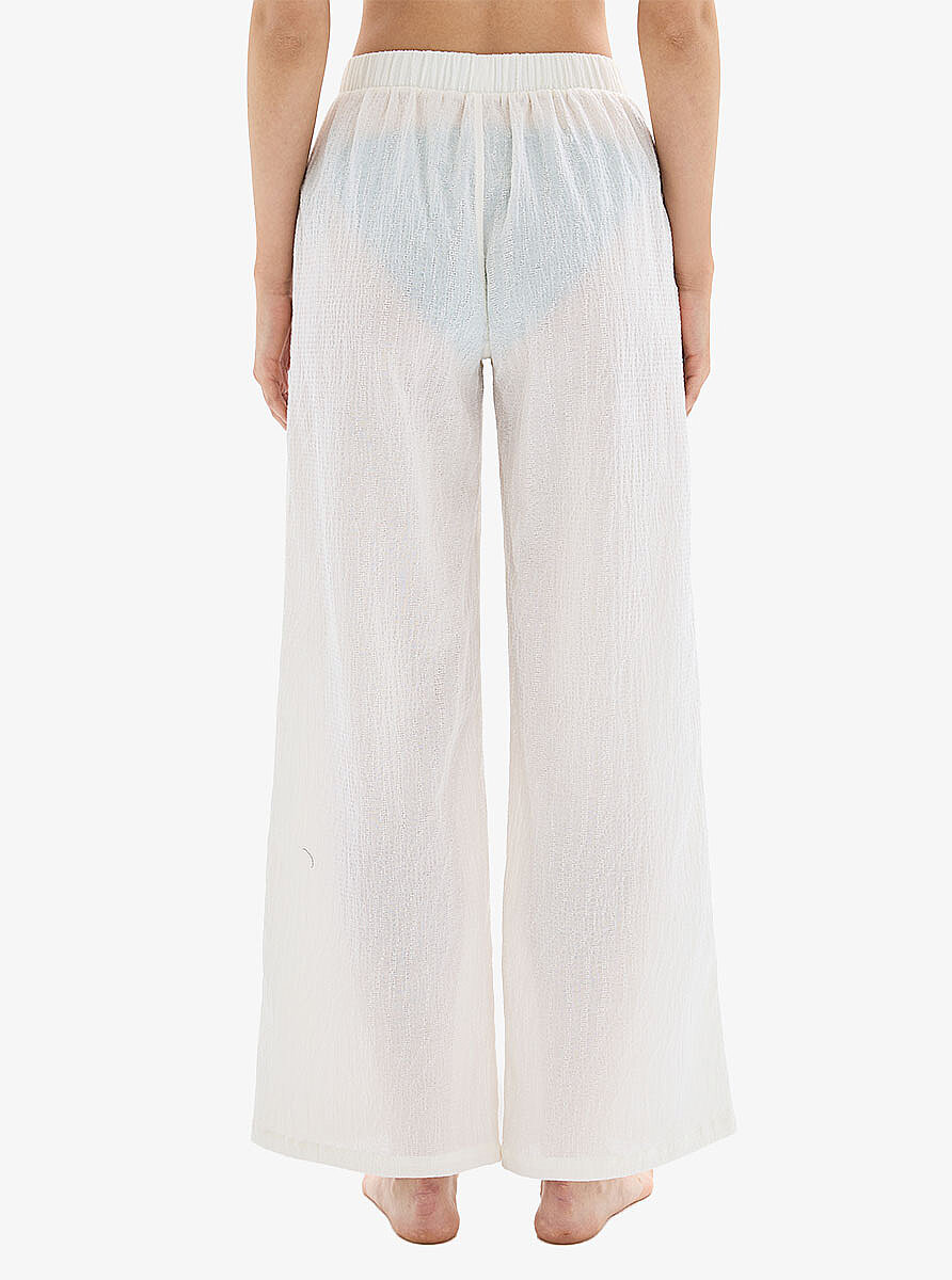 Kadın Pantolon 10833 - Ekru - 4