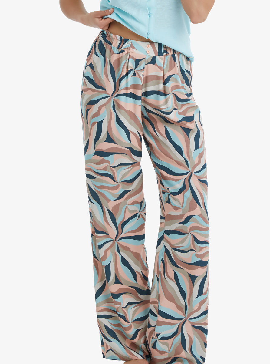 Kadın Pantolon 51370 - Baskılı - 1