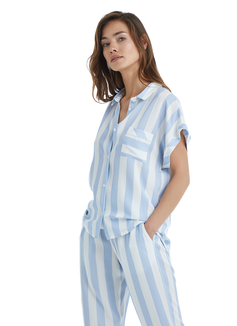 Kadın Pijama Altı 51353 - Mavi - 3