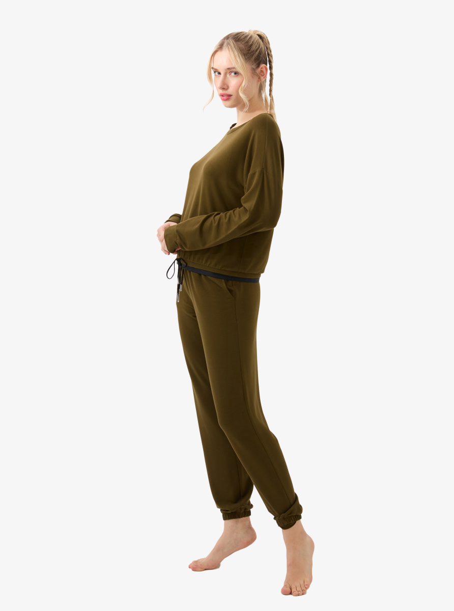 Kadın Pijama Altı 51957 - Yeşil - 7