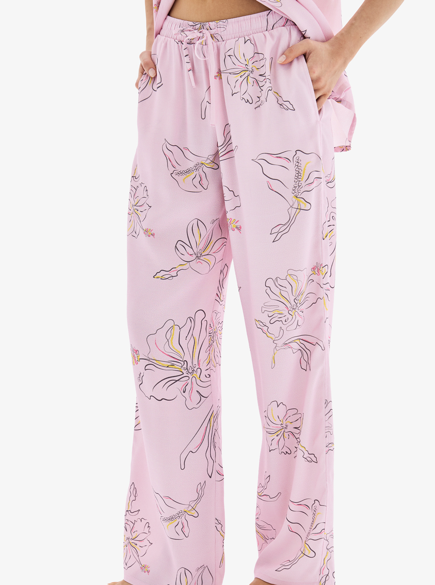 Kadın Pijama Altı 52023 - Desenli - 3