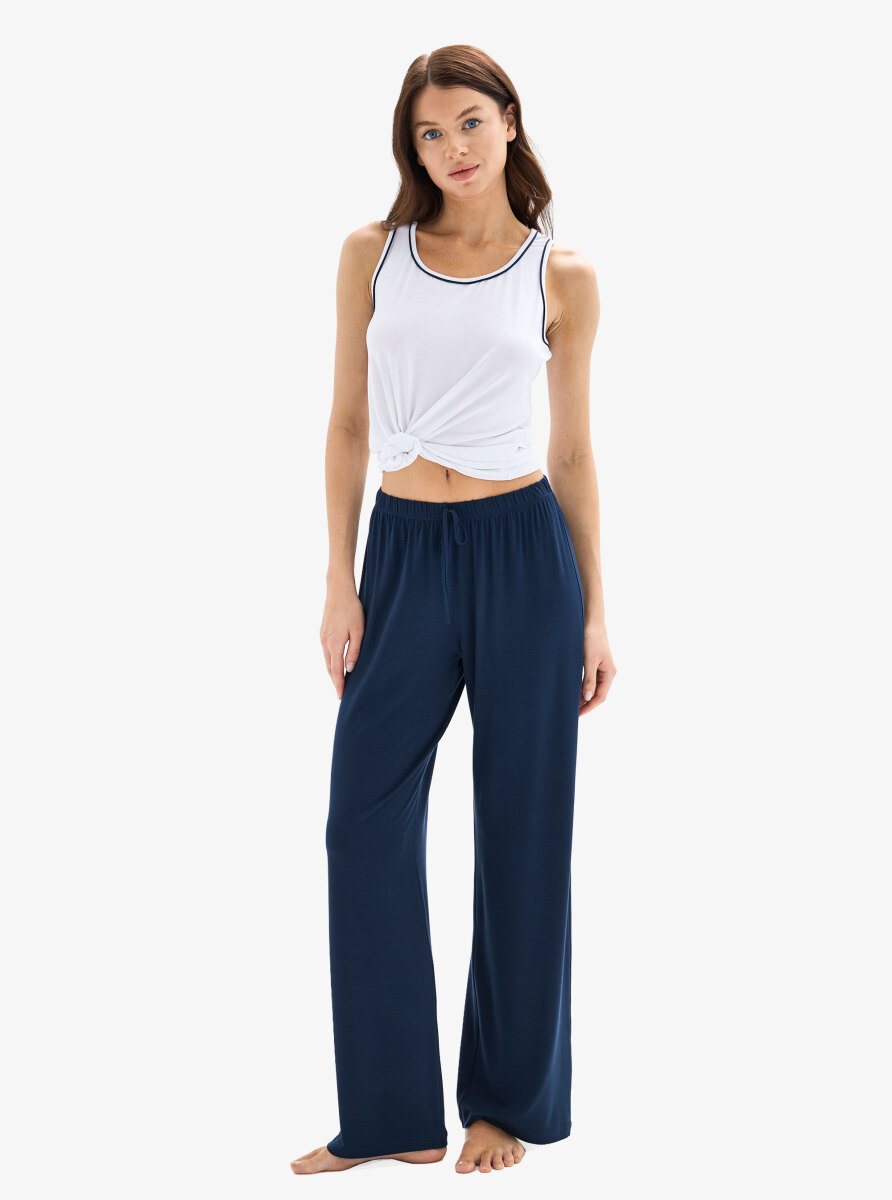 Kadın Pijama Altı 52075 - Lacivert - 5